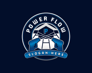 Power Wash Flooring logo design