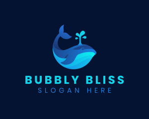 Ocean Whale Marine logo design