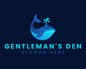 Ocean Whale Marine logo design