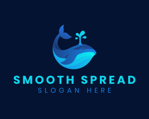 Ocean Whale Marine logo design