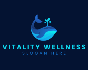 Ocean Whale Marine logo design