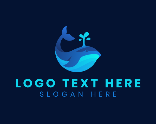 Ocean - Ocean Whale Marine logo design