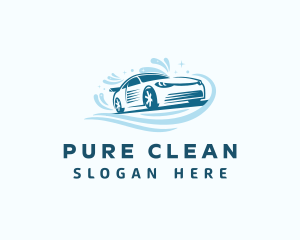 Water Car Cleaning logo design