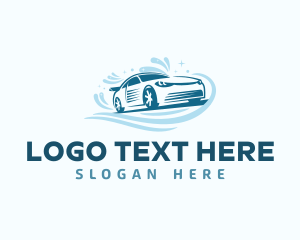 Cleaning Services - Water Car Cleaning logo design