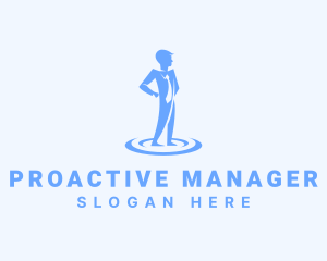 Manager - Office Manager Person logo design