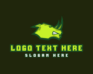 Player - Rhino Horn Beast logo design