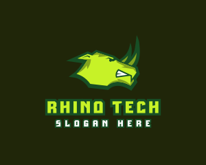 Rhino Horn Beast logo design