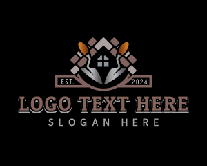 Brick Trowel Masonry Logo