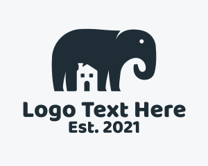 Savannah - Elephant House Real Estate logo design