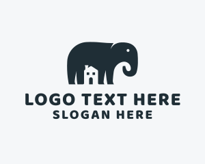 Mammoth - Elephant Real Estate logo design