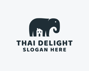 Thailand - Elephant House Property logo design