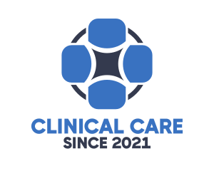 Clinical - Blue Medical Cross logo design