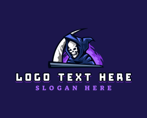 Horror - Grim Reaper Gaming logo design