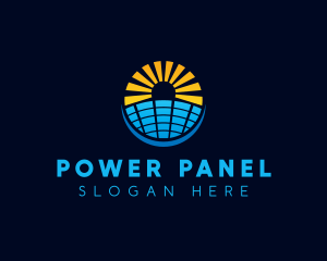 Panel - Solar Power Panel logo design