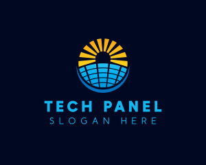 Panel - Solar Power Panel logo design
