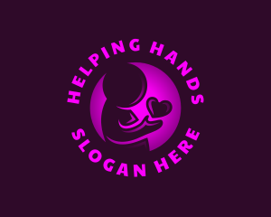 Support - Human Support Love logo design