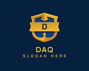 Defense Protection Badge Logo