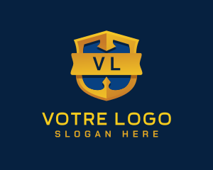 Safety - Defense Protection Badge logo design