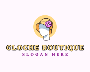 Cloche - Cloche Hat Mannequin logo design