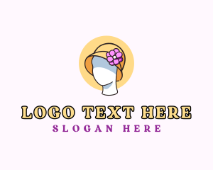 Stylish - Cloche Hat Mannequin logo design
