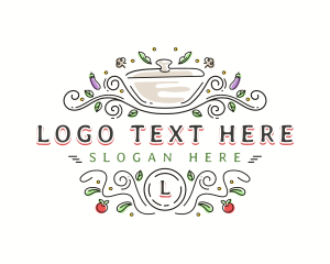 Online Booking - Cooking Kitchen Restaurant logo design