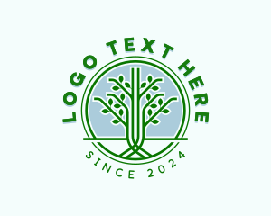 Tree Garden Landscaping Logo