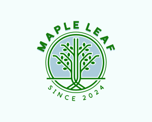 Tree Garden Landscaping logo design