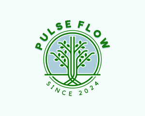 Tree Garden Landscaping logo design