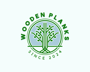 Tree Garden Landscaping logo design