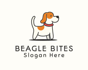 Beagle - Cute Jolly Puppy logo design