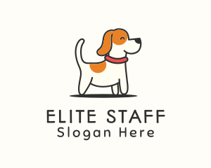 Beagle - Cute Jolly Puppy logo design