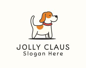 Cute Jolly Puppy logo design