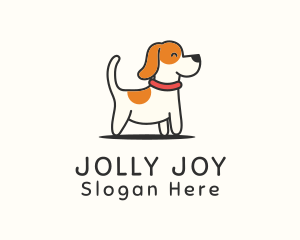 Jolly - Cute Jolly Puppy logo design