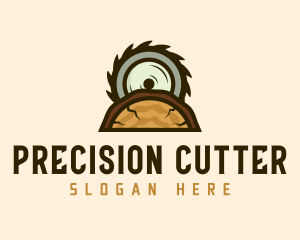 Cutter - Wood Saw Cutter logo design