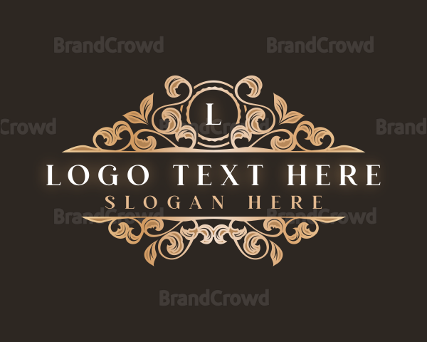 Luxury Floral Ornament Logo