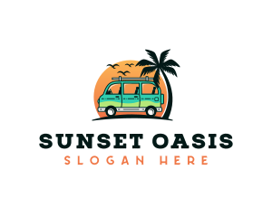 Travel Van Adventure logo design