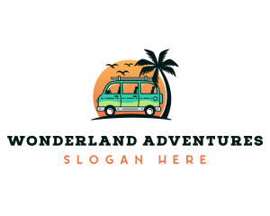 Travel Van Adventure logo design