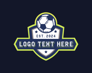 Soccer Ball Sports League Logo