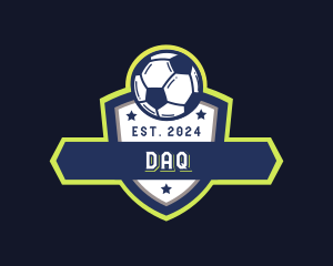 Soccer Ball Sports League Logo