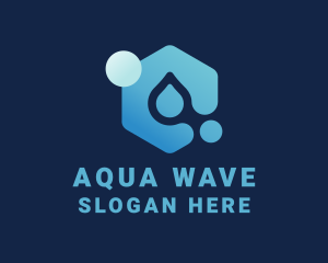 Water Supply Droplet  logo design