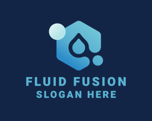 Water Supply Droplet  logo design