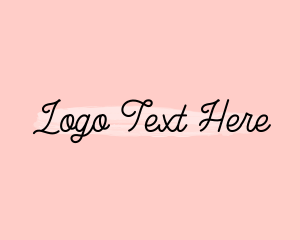 Feminine Apparel Brush Logo