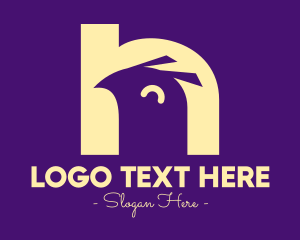 Simple - Simple Bird Letter H logo design