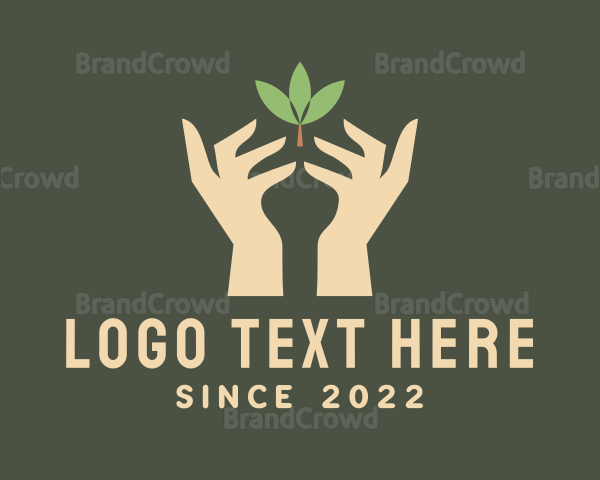 Leaf Gardener Hand Logo