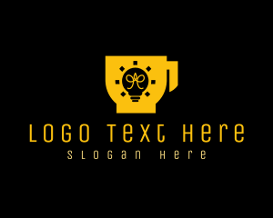 Idea - Energy Coffee Cup Cafe logo design