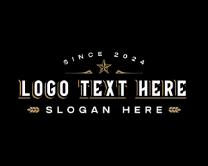 Clothing - Western Rustic Pub logo design