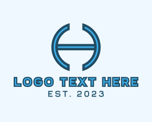 Application - Modern Tech Letter H logo design