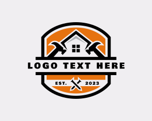 Nail - Hammer Home Builder logo design