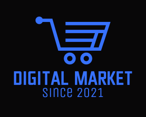 Online - Online Grocery Cart logo design