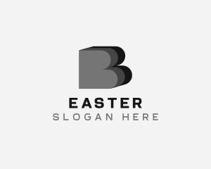 Creative Digital Firm Letter B Logo